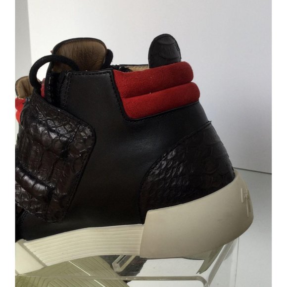 NEW GIUSEPPE ZANOTTI Crocodile High Top Sneakers main image 11